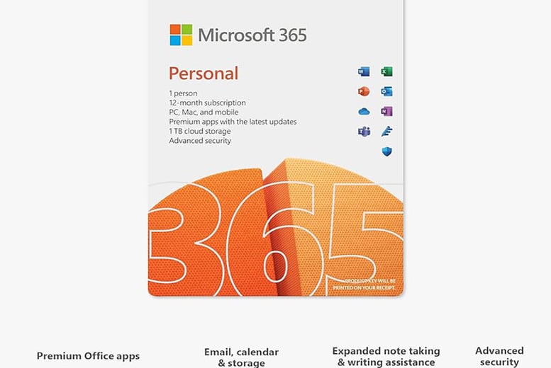 Microsoft Office 365 Personal or Family Packages