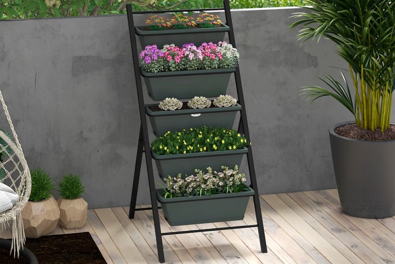 5-Tier-Vertical-Raised-Garden-Planter-with-5-Container-Boxes-1