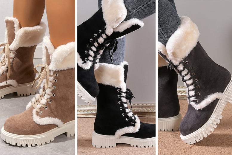 Mid calf store snow boots womens