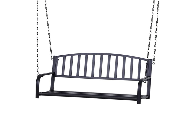 Metal swing outlet seat