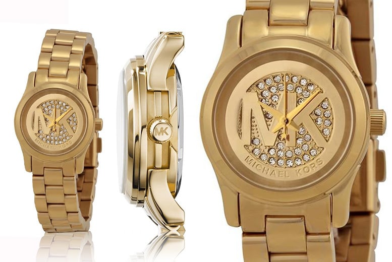 Michael kors outlet petite runway watch